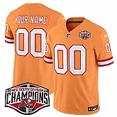 Men & Women & Youth Tampa Bay Buccaneers Active Player Custom Orange F.U.S.E. 2024 NFC South Champions Limited Stitched Jersey,baseball caps,new era cap wholesale,wholesale hats